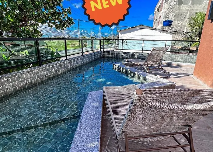 Villa Del Porto - Flat 106, à 70m da Praia!!